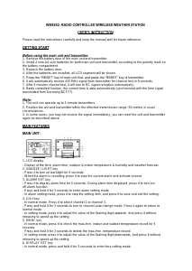 Handleiding Technoline WS 9252 Weerstation