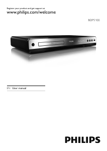 Manual Philips BDP5100 Blu-ray Player