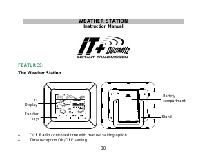 Manual Technoline WS 9273 IT Weather Station