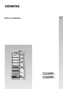 Mode d’emploi Siemens CI24RP00AU Réfrigérateur