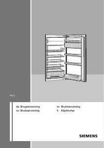 Bedienungsanleitung Siemens KI18LA60 Kühlschrank