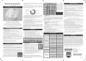 Manual Suggar AL3411BR Máquina de lavar roupa