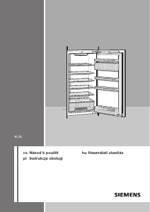 Hướng dẫn sử dụng Siemens KI18RA50 Tủ lạnh