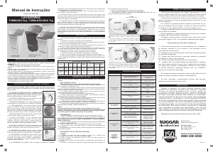 Manual Suggar LV5011BR Máquina de lavar roupa