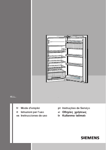 Manual de uso Siemens KI24LA50FF Refrigerador