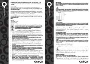 Bruksanvisning Qazqa 89590 Kopplingsur