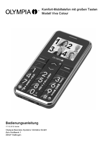 Bedienungsanleitung Olympia Viva Colour Handy