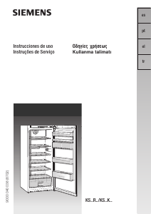 Manual de uso Siemens KS34RV40 Refrigerador