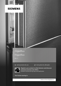 Manual de uso Siemens KS36FPIDP Refrigerador