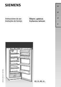 Manual de uso Siemens KS38R495 Refrigerador
