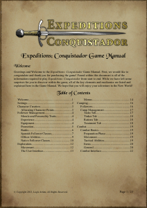 Manual PC Expeditions - Conquistador