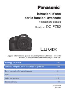 Manuale Panasonic DC-FZ82EB Lumix Fotocamera digitale