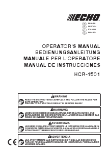 Manual de uso Echo HC-1501 Tijeras cortasetos