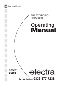 Manual Electra SE50B Range