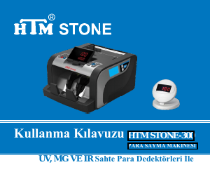 Kullanım kılavuzu HTM Stone-300 Para sayma makinesi