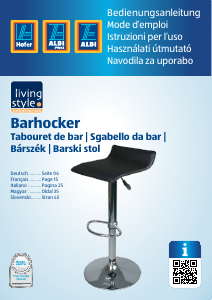 Mode d’emploi Living Style 5641B Tabouret de bar