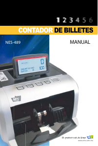 Manual de uso NES NES-489 Contadora de billetes