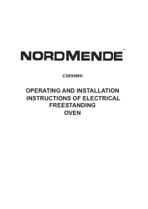 Manual Nordmende CSE50WH Range