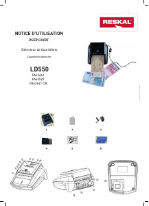 Manual Reskal LD550 Counterfeit Money Detector