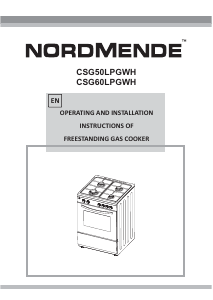 Handleiding Nordmende CSG50LPGWH Fornuis