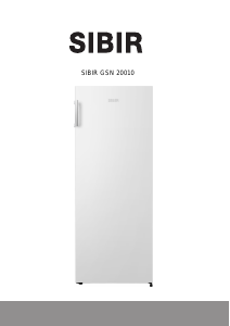 Manual SIBIR GSN 20010 Freezer