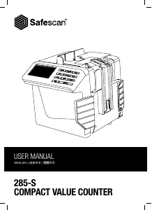 Manual Safescan 285-S Banknote Counter