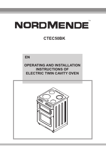 Handleiding Nordmende CTEC50BK Fornuis