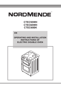 Manual Nordmende CTEC50WH Range