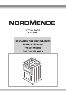 Bedienungsanleitung Nordmende CTG50BK Herd