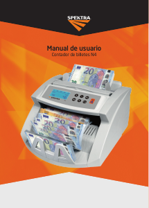 Manual de uso Spektra N4 Contadora de billetes