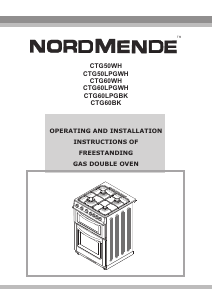 Manual Nordmende CTG60BK Range