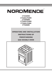 Manual Nordmende CTG60LPGBK Range