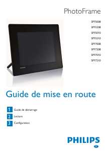 Mode d’emploi Philips SPF7308 Cadre photo numérique