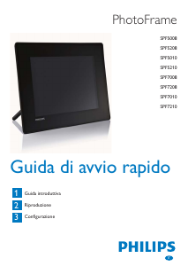 Manuale Philips SPF7308 Cornice digitale
