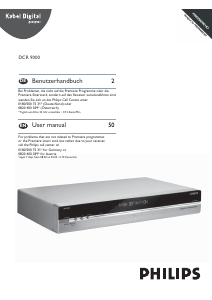 Manual Philips DCR9000 Digital Receiver