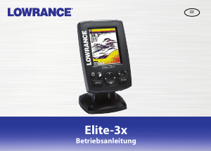 Bedienungsanleitung Lowrance Elite 3X Fischfinder