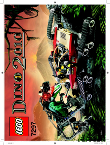 Manual Lego set 7297 Dino Track transport