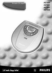 Handleiding Philips AZ7681 Discman