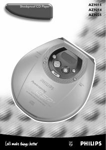 Bruksanvisning Philips AZ9225 Discman