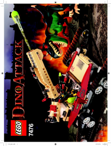 Bedienungsanleitung Lego set 7476 Dino Iron predator gegen T-rex