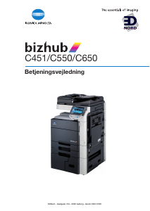 Brugsanvisning Konica-Minolta Bizhub C451 Multifunktionsprinter