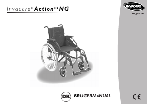 Brugsanvisning Invacare Action 3NG Kørestol