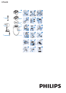 Manual de uso Philips HP6608 Depiladora
