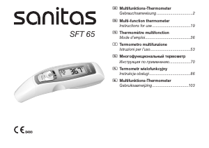 Instrukcja Sanitas SFT 65 Termometr