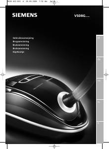 Handleiding Siemens VS08G1666 Stofzuiger