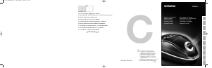 Instrukcja Siemens VS08G1666 Odkurzacz