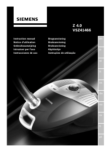 Manual Siemens VSZ41466 Vacuum Cleaner