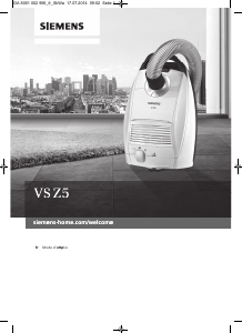 Mode d’emploi Siemens VSZ5330 Aspirateur