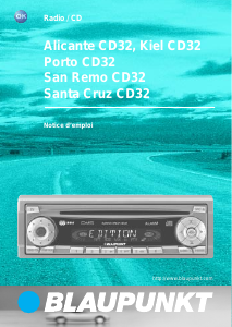 Mode d’emploi Blaupunkt Santa Cruz CD32 Autoradio