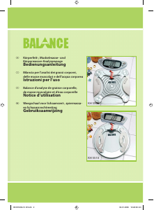 Bedienungsanleitung Balance KH 5509 Waage